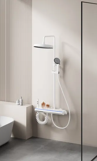 Sistema de chuveiro de chuva de luxo premium com 4 funções relaxantes